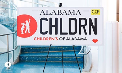 New Car Tag Available For Purchase Children S Of Alabama   Car Tag Pic Resized 